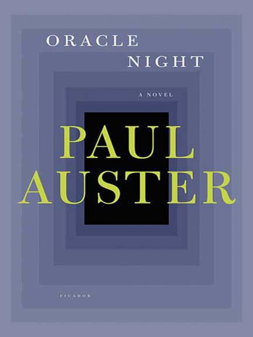 Title details for Oracle Night by Paul Auster - Available